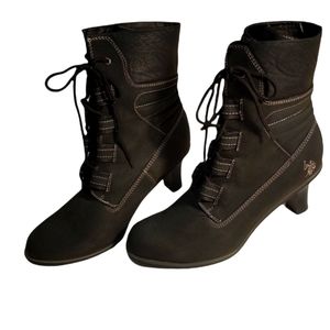 US Polo Assn. Trixie Lace up black suede like boot size 10
